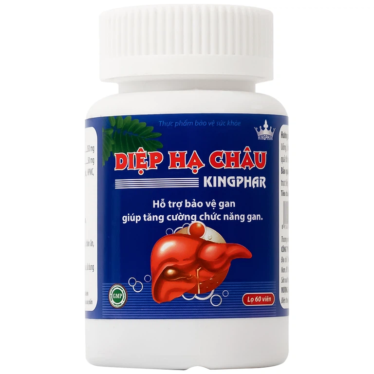 Viên uống Diệp Hạ Châu Kingphar hỗ trợ bảo vệ gan, tăng cường chức năng gan (60 viên)