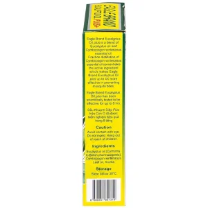 Dầu khuynh diệp con ó Eagle Brand Eucalyptus Oil Plus+ 25ml chống muỗi 8 tiếng, điều trị cảm cúm