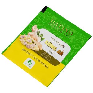 Trà thảo mộc gừng sả Datino Premium Tea hỗ trợ giảm nghẹt mũi, sổ mũi, buồn nôn (20 túi x 2g)