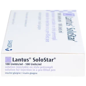 Bút tiêm Lantus SoloStar 100 Units/ml điều trị đái tháo đường (5 cây x 3ml)
