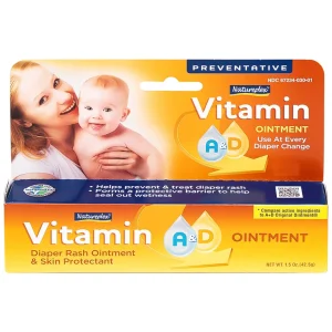 Kem Natureplex A+D Ointment 42.5g Natureplex hỗ trợ giảm và ngăn ngừa hăm tã