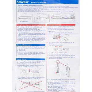 Bút tiêm Lantus SoloStar 100 Units/ml điều trị đái tháo đường (5 cây x 3ml)