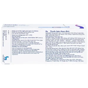 Dung dịch tiêm Saxenda 6mg/ml Novo Nordisk hỗ trợ cho chế độ ăn giảm calo (3 cây)