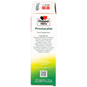 Viên uống Prostacalm Doppelherz Aktiv ngăn ngừa và hạn chế phát triển của u xơ (30 viên)