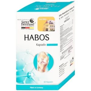 Viên uống Habos Kapseln Sanct Bernhard tăng tiết dịch nhờn cho khớp, hỗ trợ tái tạo mô sụn khớp (60 viên)