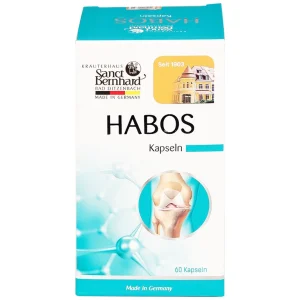 Viên uống Habos Kapseln Sanct Bernhard tăng tiết dịch nhờn cho khớp, hỗ trợ tái tạo mô sụn khớp (60 viên)