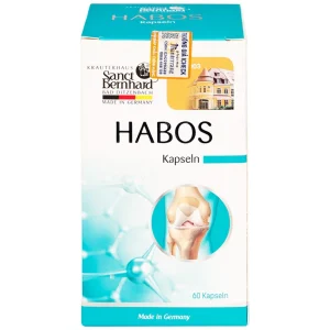 Viên uống Habos Kapseln Sanct Bernhard tăng tiết dịch nhờn cho khớp, hỗ trợ tái tạo mô sụn khớp (60 viên)