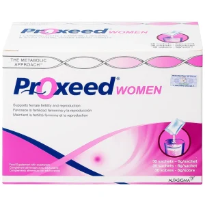 Bột Proxeed Women Sigma-tau HealthScience hỗ trợ sức khỏe sinh sản nữ giới (30 gói x 6g)