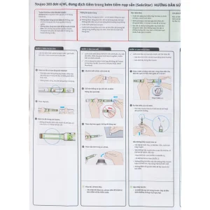 Thuốc tiêm Toujeo Solostar 300U/ml Sanofi điều trị đái tháo đường (5 cây)
