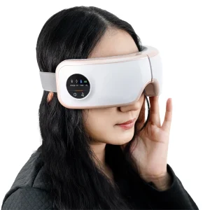 Máy mát xa mắt Fuji PG-2404G15 giúp massage thái dương và các huyệt đạo khác ở vùng mắt