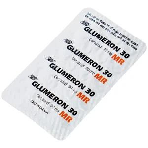 Thuốc Glumeron 30 MR DHG điều trị bệnh đái tháo đường típ 2 (5 vỉ x 20 viên)