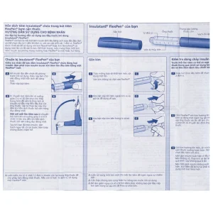 Bút tiêm Insulatard FlexPen 100IU/ml Novo Nordisk điều trị bệnh đái tháo đường (5 cây)