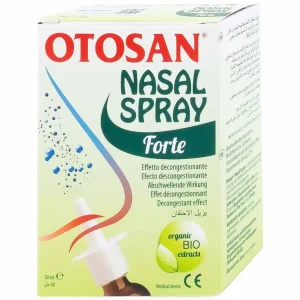 Dung dịch xịt mũi Otosan Nasal Spray Forte hỗ trợ điều trị viêm mũi, viêm xoang (30ml)