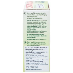 Dung dịch xịt mũi Otosan Nasal Spray Forte hỗ trợ điều trị viêm mũi, viêm xoang (30ml)