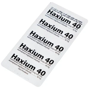 Thuốc Haxium 40 DHG hỗ trợ phòng và điều trị loét dạ dày - tá tràng (3 vỉ x 10 viên)