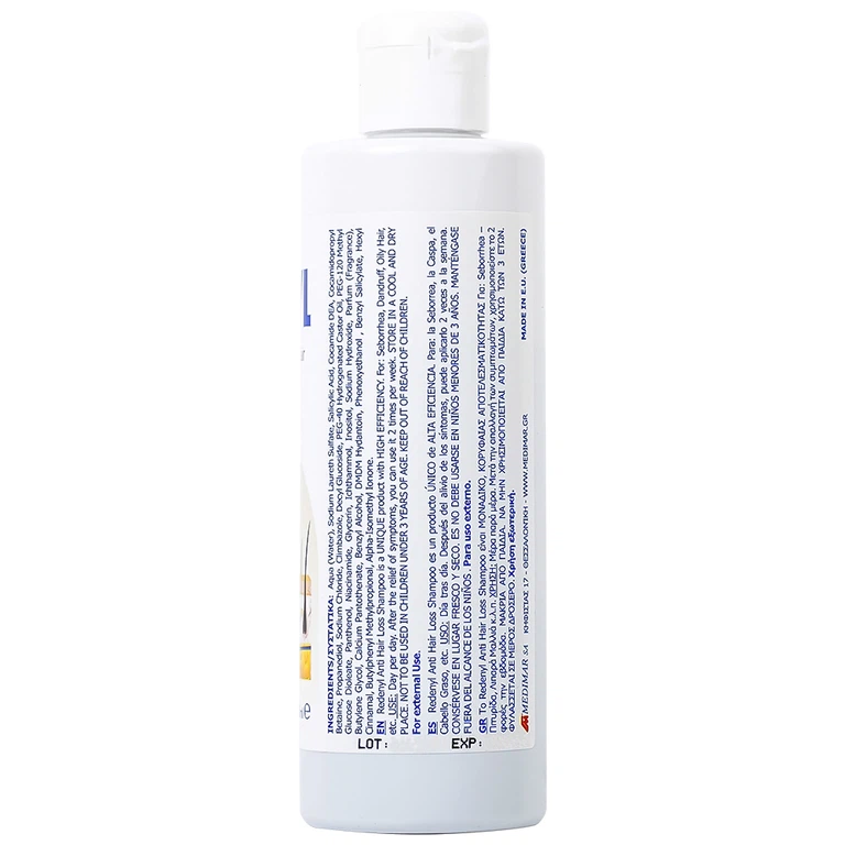 Dầu gội Redenyl Medimar dùng để trị gàu, viêm da tiết bã nhờn, ngăn ngừa rụng tóc (200ml)