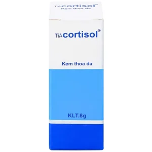 Kem thoa da Tiacortisol dưỡng ẩm, làm mềm dịu vùng da bị khô, nhờn (8g)