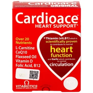 Thực phẩm bảo vệ sức khoẻ Cardioace bổ sung vitamin và khoáng chất cần thiết (2 vỉ x 15 viên)
