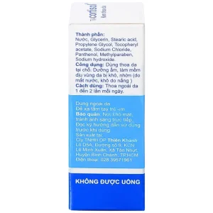 Kem thoa da Tiacortisol dưỡng ẩm, làm mềm dịu vùng da bị khô, nhờn (8g)