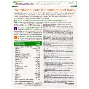 Thực phẩm bảo vệ sức khoẻ Pregnacare Original giúp bổ sung vitamin và khoáng chất cho phụ nữ mang thai và cho con bú (2 vỉ x 15 viên)