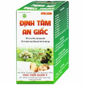 Viên uống Định Tâm An Giấc HVQY hỗ trợ an thần, ngủ ngon giấc (30 viên)