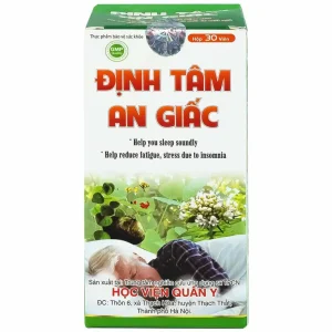Viên uống Định Tâm An Giấc HVQY hỗ trợ an thần, ngủ ngon giấc (30 viên)
