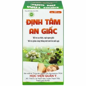 Viên uống Định Tâm An Giấc HVQY hỗ trợ an thần, ngủ ngon giấc (30 viên)