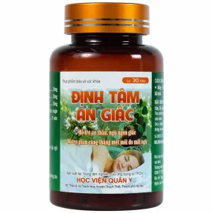 Viên uống Định Tâm An Giấc HVQY hỗ trợ an thần, ngủ ngon giấc (30 viên)
