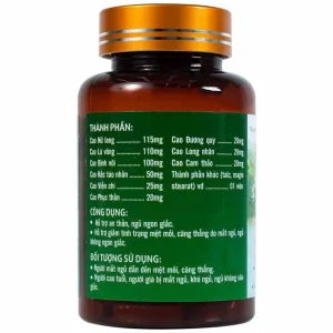 Viên uống Định Tâm An Giấc HVQY hỗ trợ an thần, ngủ ngon giấc (30 viên)