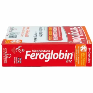 Viên uống Feroglobin B12 Vitabiotics hỗ trợ tăng khả năng tạo máu, tăng cường sức khỏe (30 viên)