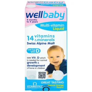 Siro Wellbaby Multi-Vitamin Liquid Vitabiotics bổ sung vitamin và khoáng chất cho trẻ (150ml)