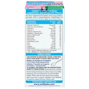 Siro Wellbaby Multi-Vitamin Liquid Vitabiotics bổ sung vitamin và khoáng chất cho trẻ (150ml)