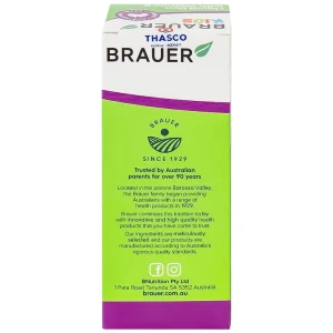 Siro Brauer Kids Liquid Iron With Vitamin B bổ sung sắt và vitamin hỗ trợ giảm thiếu máu (200ml)