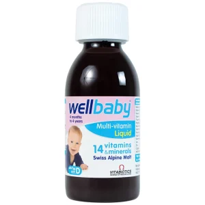 Siro Wellbaby Multi-Vitamin Liquid Vitabiotics bổ sung vitamin và khoáng chất cho trẻ (150ml)