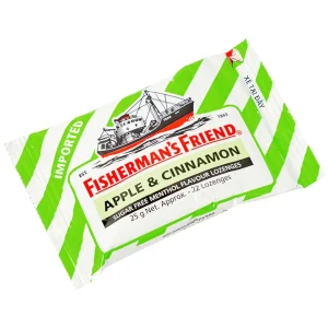Kẹo Con Tàu Không Đường Fisherman's Friend 25G Vị Táo, Quế Và Menthol