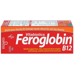 Dung dịch Feroglobin B12 Vitabiotics hỗ trợ tăng khả năng tạo máu, tăng cường sức khỏe (200ml)