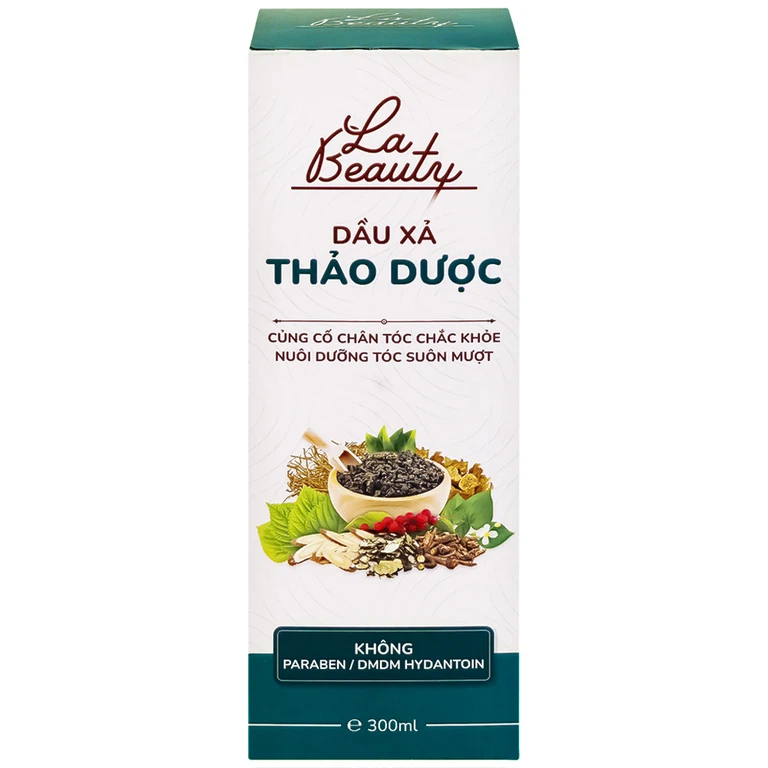 Dầu xả thảo dược La Beauty củng cố chân tóc chắc khỏe, suôn mượt và ngăn ngừa gãy rụng (300ml)