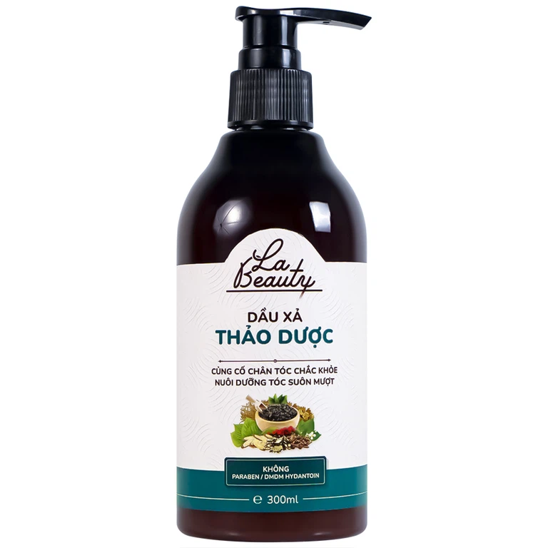 Dầu xả thảo dược La Beauty củng cố chân tóc chắc khỏe, suôn mượt và ngăn ngừa gãy rụng (300ml)