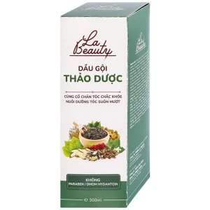 Dầu gội thảo dược La Beauty loại bỏ dầu nhờn trên da đầu, ngăn nấm, gàu và giảm gãy rụng (300ml)