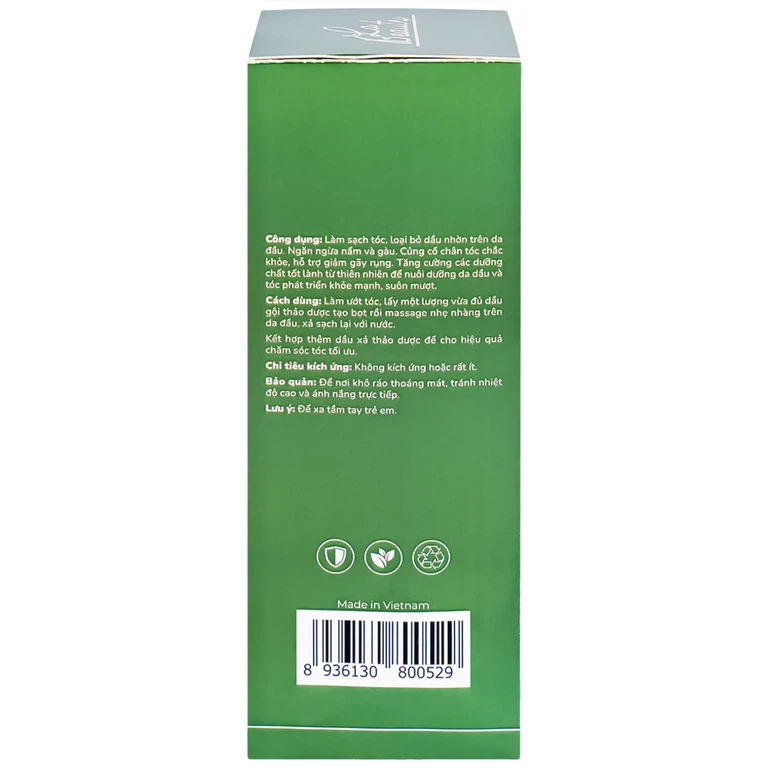 Dầu gội thảo dược La Beauty loại bỏ dầu nhờn trên da đầu, ngăn nấm, gàu và giảm gãy rụng (300ml)