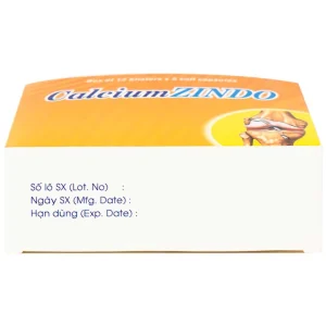 Viên nang mềm CalciumZindo USA NIC Pharma bổ sung canxi và vitamin D, phòng và điều trị loãng xương (12 vỉ x 5 viên)
