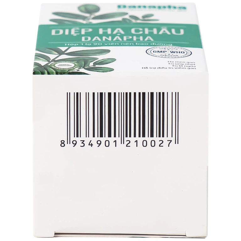 Thuốc Diệp Hạ Châu Danapha tăng cường chức năng gan (90 viên)