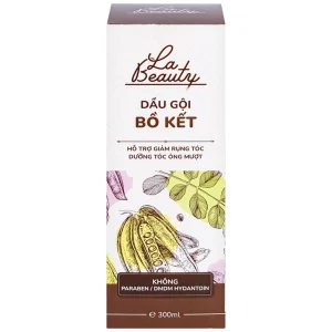 Dầu gội bồ kết La Beauty hỗ trợ giảm rụng tóc, dưỡng tóc óng mượt (300ml)
