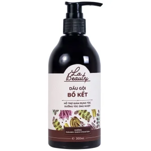 Dầu gội bồ kết La Beauty hỗ trợ giảm rụng tóc, dưỡng tóc óng mượt (300ml)
