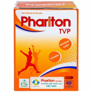 Viên uống Phariton TVPharma hỗ trỡ tăng cường sức khỏe, nâng cao sức đề kháng (12 vỉ x 5 viên)