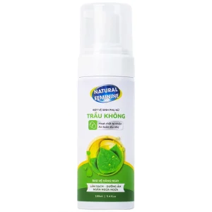 Bọt vệ sinh phụ nữ Trầu Không Natural Feminine làm sạch, dưỡng ẩm, ngăn ngừa ngứa (160ml)