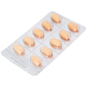 Thuốc Glumeben 500mg/2,5mg DHG điều trị đái tháo đường típ 2 (3 vỉ x 10 viên)