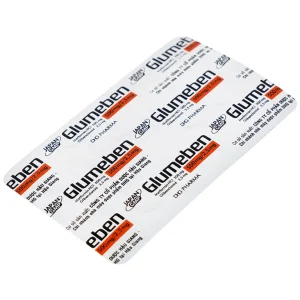 Thuốc Glumeben 500mg/2,5mg DHG điều trị đái tháo đường típ 2 (3 vỉ x 10 viên)