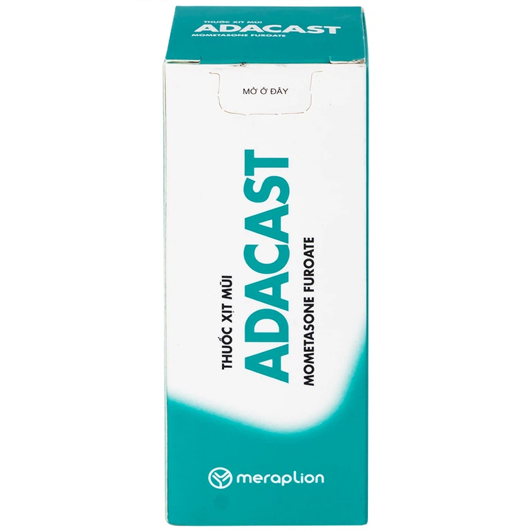 Thuốc xịt mũi Adacast Meraplion điều trị viêm mũi dị ứng, sung huyết và mất mùi, viêm mũi xoang (60 liều)