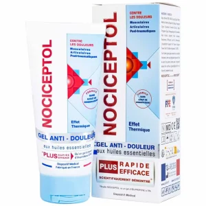 Gel bôi ngoài da Nociceptol Gel giảm đau, nhức, mỏi cơ, xương, khớp, chấn thương, giảm bầm tím, sưng nề (60ml)